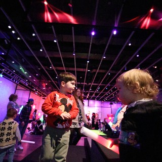 Children Dancing at Baby Rave Event