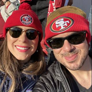 Red Hats and Sunglasses at Levi's Stadium