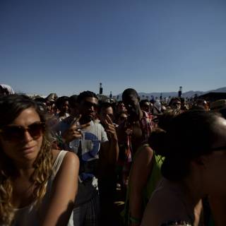 The Sun-Soaked Crowd at Coachella