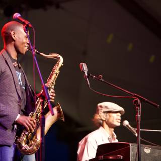 Saxophone Duo Rocks the Stage at Cochella 2010