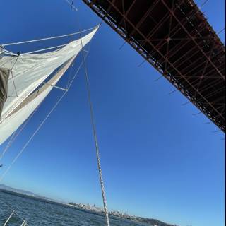 Sailing under the Golden Gate