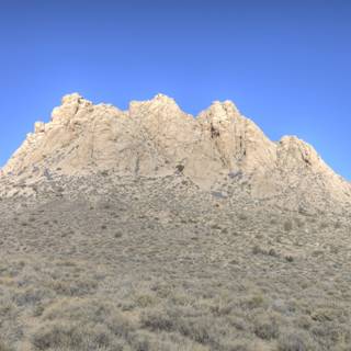 Majestic Rock Formation in Death Valley
