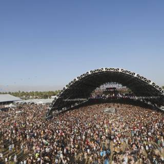 A Sea of People at Coachella Festival