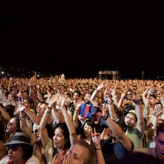 Coachella Crowd Reaching for the Stars