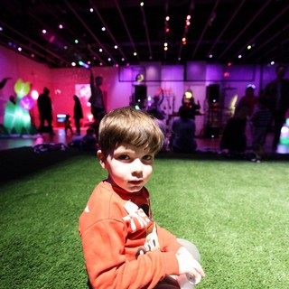 Child at Asian Art Museum Baby Rave Event