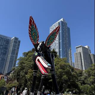 Urban Art Meets San Francisco Skyline