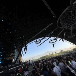 Coachella Vibes: Sunset Over the Stage