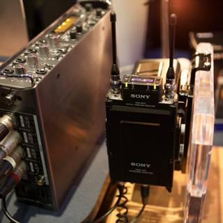 High-Tech Setup for Audio Recording