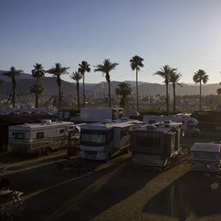 Setting up Camp at Coachella 2012