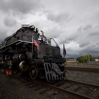 Union Pacific Big Boy 4014 Under Stormy Skies