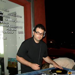 DJ Set in the Urban Night