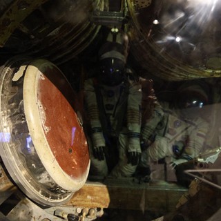 Inside a Vintage Space Capsule at Chabot Space Center