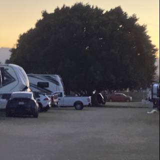 Sunset Parking Symphony