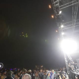 Lights and Crowds at the Coachella Concert