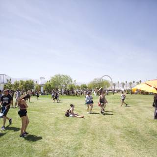 Grass Fun at Coachella Festival