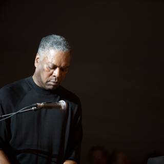 Booker T. Jones taking the stage at Coachella 2009