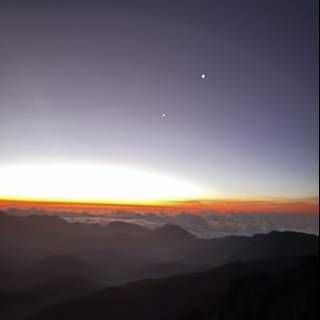 Majestic Sunset and Moonrise in Haleakalā National Park