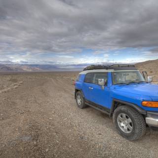 Blue Cruiser Conquers the Dirt Roads