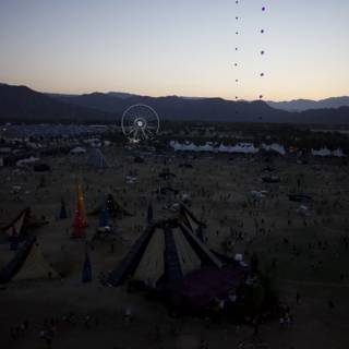 A Bird's Eye View of Coachella Festival
