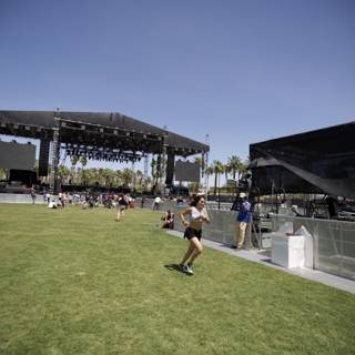 Frisbee Fun at Coachella Music Festival