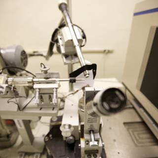 Biotech Machine with Computer Monitor and Camera