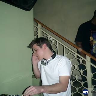 DJ Steve J at the Turntables