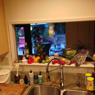 Two Sinks in a Serene Altadena Kitchen