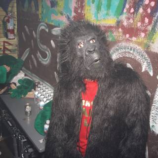 The Ape in Red