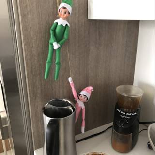 Elf on the Coffee Pot