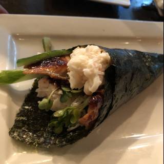 Sushi Wrap with Chicken and Veggies