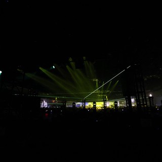 Laser Light Show Illuminates Wobbleland Festival Crowd
