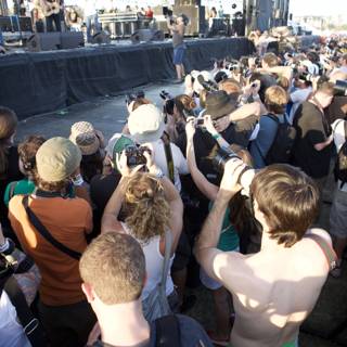 Paparazzi frenzy at Coachella concert