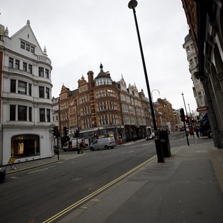 Historic Victorian Architecture on Quiet London Street