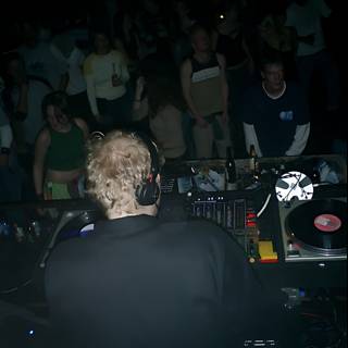 DJ Spinning at Nightclub