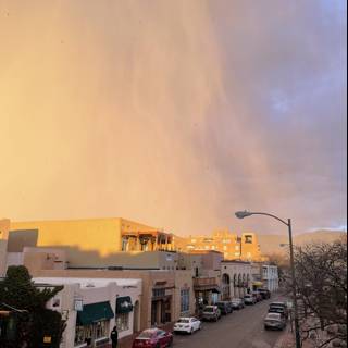 Storm over Santa Fe