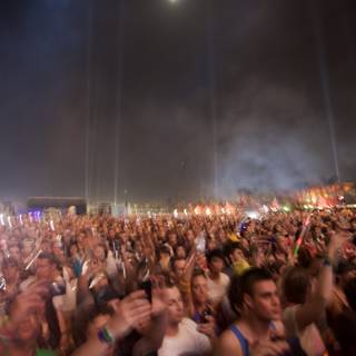 Coachella Music Festival Lights Up the Night Sky