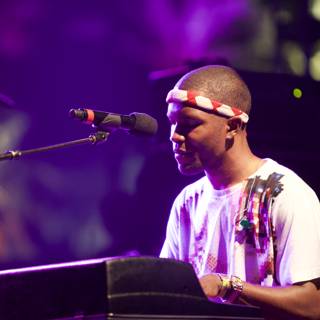 Frank Ocean Rocks Coachella Stage with Keyboard Performance