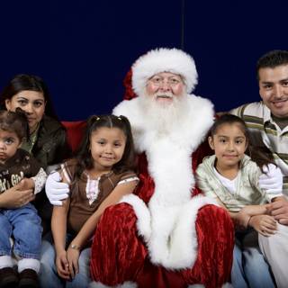 A Festive Photo with Santa Claus