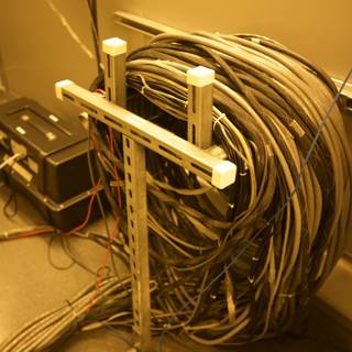 Tangled Wires in the UCLA Nanomachines Room