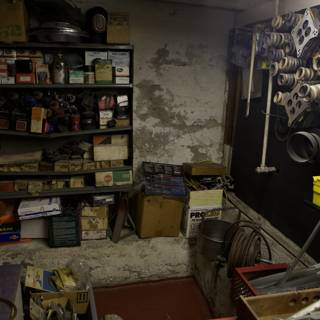 Cluttered Garage Chaos