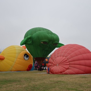 Giant Character Balloons Inflate at Sonoma Balloon Classic