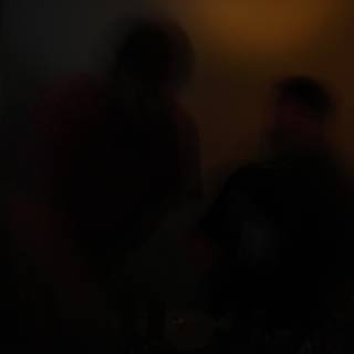 Blurred Silhouette in a Night Club