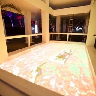 A Night Swim in a Glowing Pool