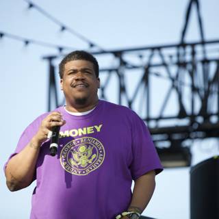 Purple Shirt Performer Takes Coachella By Storm