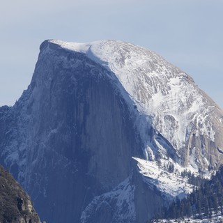 Half Dome in Winter Snow - Yosemite National Park