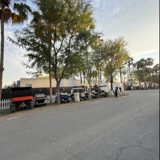 Sunset on the Streets of Indio