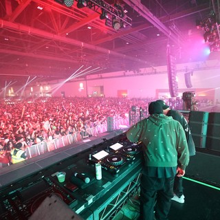 DJ Performs for Massive Crowd at Wobbleland Festival