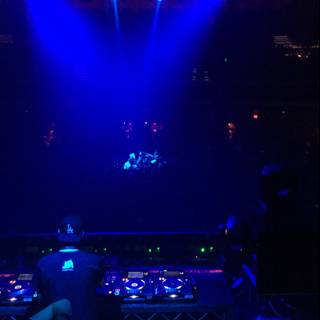 Spotlight on a Nightclub Deejay