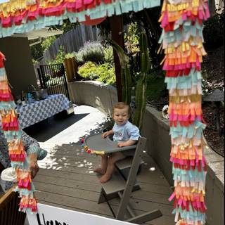 Birthday Joy in the Backyard