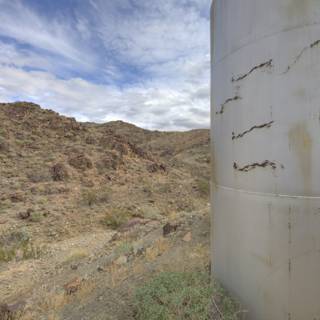 Graffiti Art on a Desert Pipe